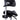 Penni Saddle Stool Salon Furniture with Wrap Around Backrest - Black Luxury Salon Furniture For Professional Beauty Spaces Aura Salon Furniture