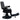 George Mens Barber / Lash & Brow Chair with Towel Holder & Clipper Hook - Grey Luxury Salon Furniture For Professional Beauty Spaces Aura Salon Furniture