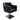 Anna Vinyl Hydraulic Hairdressing Styling Salon Furniture Chair Black with White Edging Luxury Salon Furniture For Professional Beauty Spaces Aura Salon Furniture