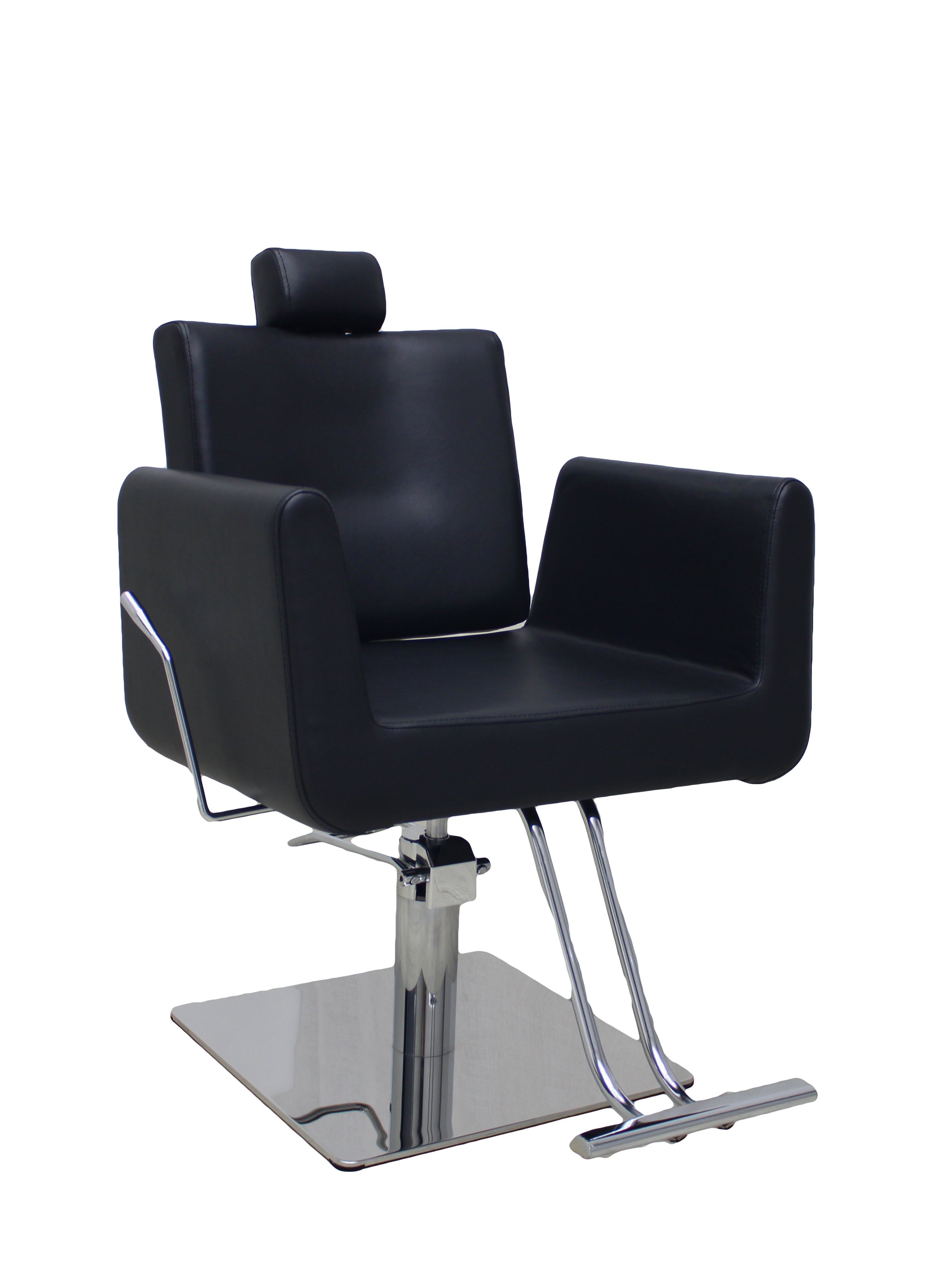 Bailey Black Lash, Make‑Up Brow Chair Aura Salon Furniture