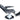Antonio Stylish Classic Pin Stripe Black with White Feature Barber / Lash & Brow Chair Luxury Salon Furniture For Professional Beauty Spaces Aura Salon Furniture