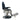 Oscar Black Barber Salon Furniture Chair with Pump Luxury Salon Furniture For Professional Beauty Spaces Aura Salon Furniture