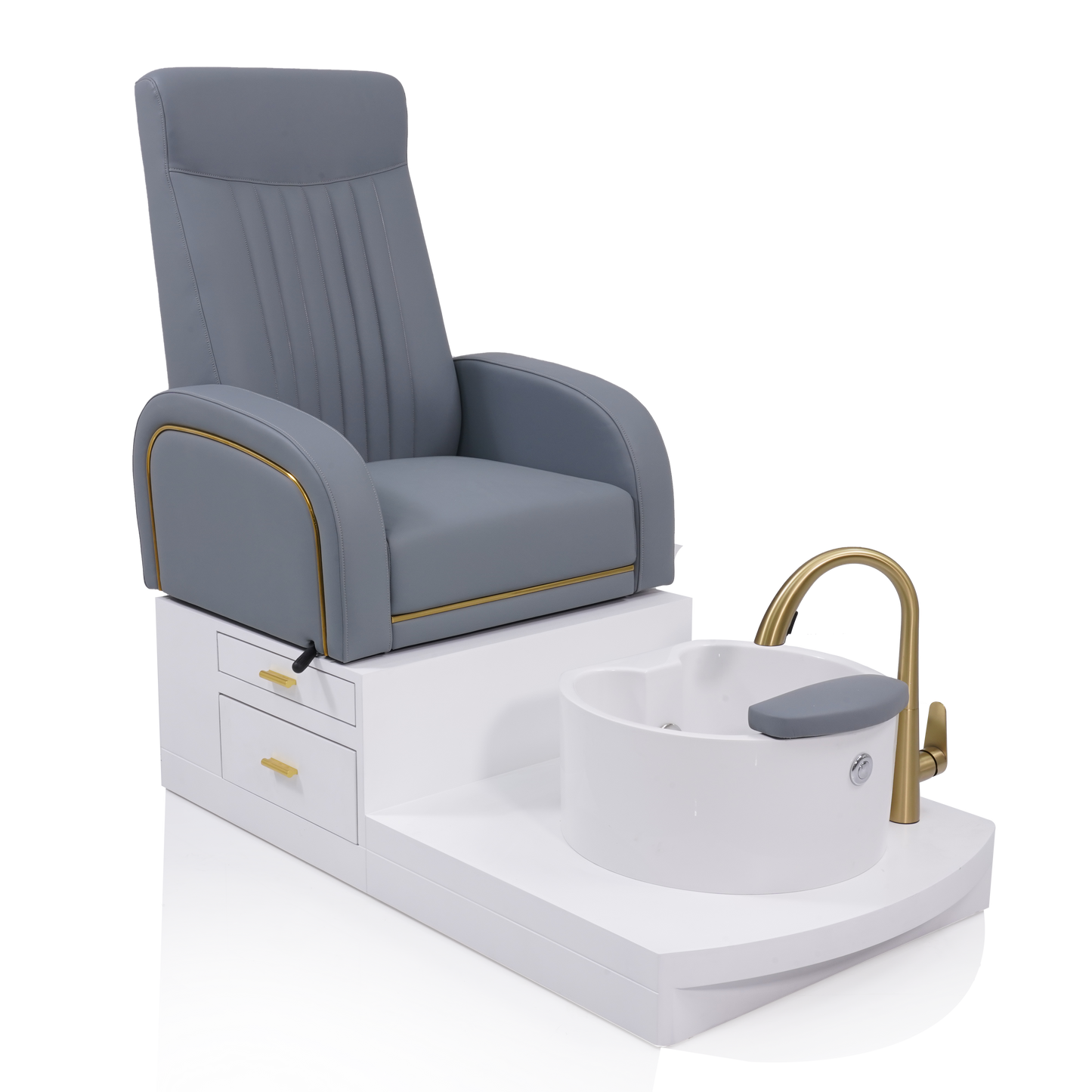 Aura Darcy Pedicure Beauty Salon Furniture Spa - Grey