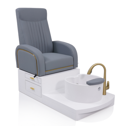 Aura Darcy Pedicure Beauty Salon Furniture Spa - Grey