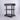 Olivia Beauty Treatment Salon Furniture Trolley with Locking Drawer - Black