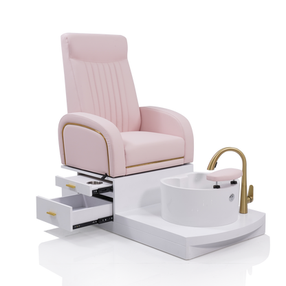 Aura Darcy Pedicure Beauty Salon Furniture Spa - Pink