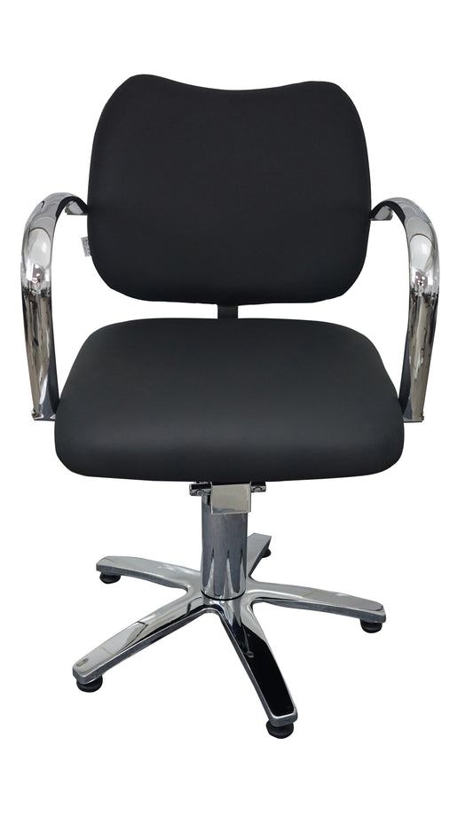 Natalia Black or Grey Vinyl Hairdressing Styling Salon Furniture Chair